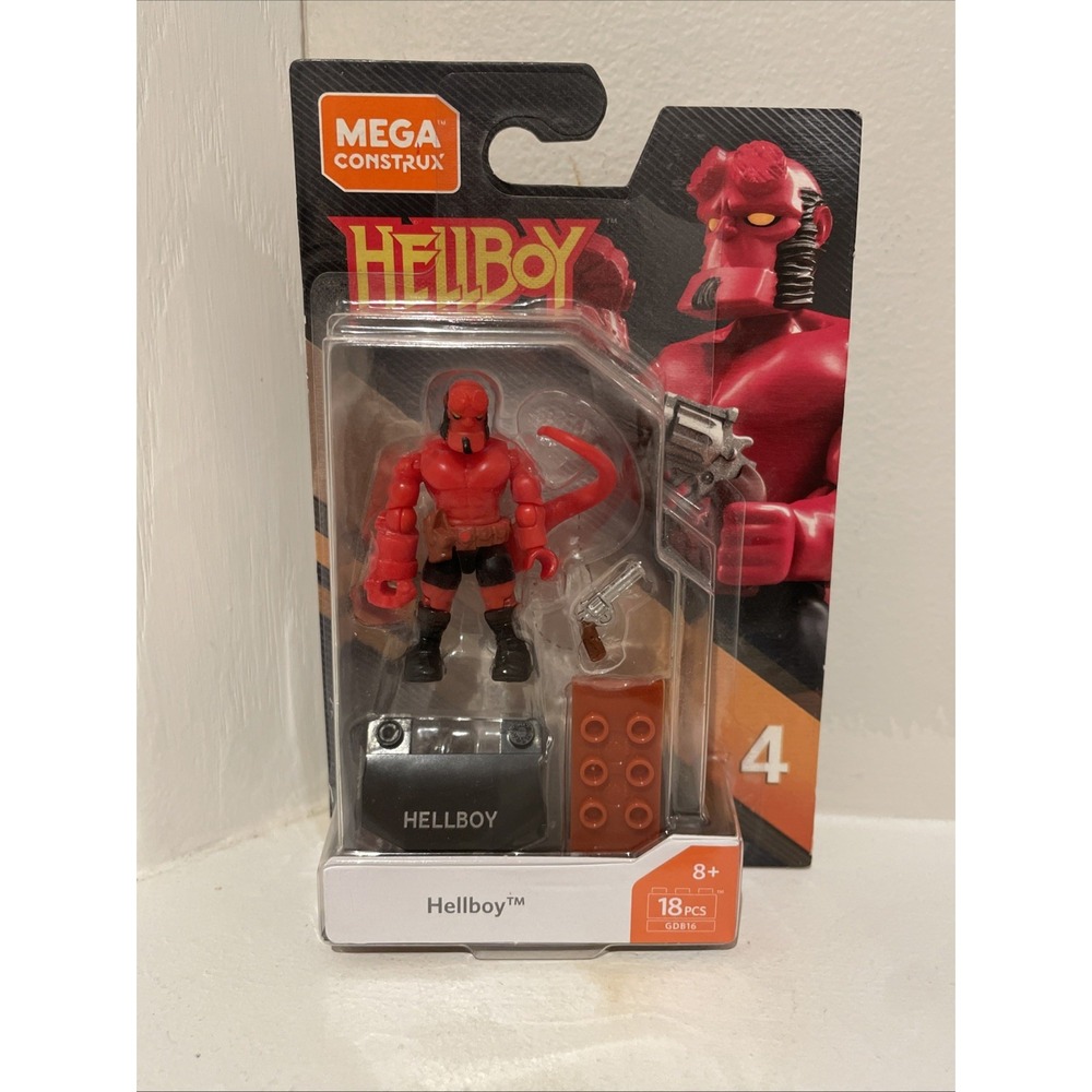NIB 2018 Mega Construx Heroes Series 4  HELLBOY Mattel 18pc.